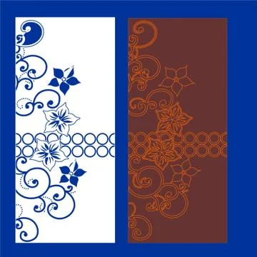 Laser cut cnc panel design for metal, wooden room divider. イラスト素材