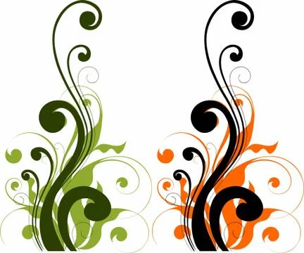 Laser cut cnc panel design for metal, wooden room divider. Illustrazione stock