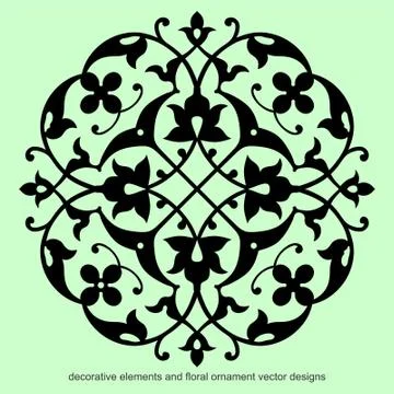 Laser cut cnc panel design for metal, wooden room divider. Stock Illustration