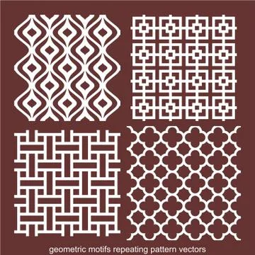 Laser cut cnc panel design for metal, wooden room divider. Stock Illustration