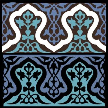 Laser cut cnc panel design for metal, wooden room divider. Stock Illustration