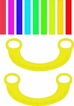 Laser cut cnc panel design for metal, wooden room divider. Stock Illustration