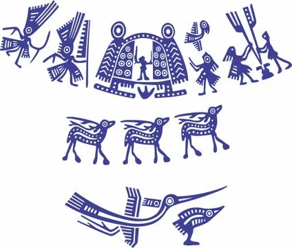 Laser cut cnc panel design for metal, wooden room divider. Stock Illustration