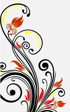 Laser cut cnc panel design for metal, wooden room divider. Stock Illustration