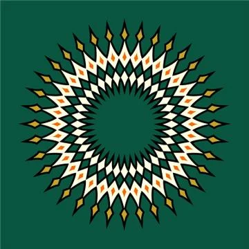 Laser cut cnc panel design for metal, wooden room divider. Stock Illustration