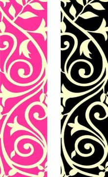 Laser cut cnc panel design for metal, wooden room divider. Stock Illustration