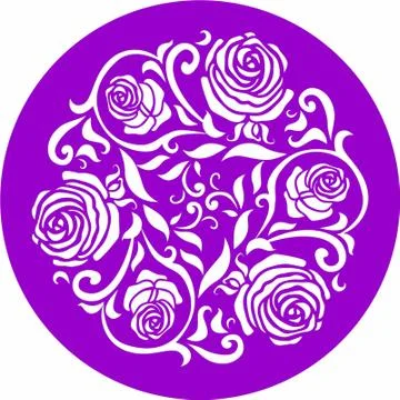 Laser cut cnc panel design for metal, wooden room divider. Stock Illustration