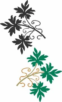 Laser cut cnc panel design for metal, wooden room divider. Stock Illustration