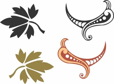 Laser cut cnc panel design for metal, wooden room divider. Stock Illustration