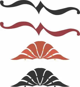 Laser cut cnc panel design for metal, wooden room divider. Stock Illustration