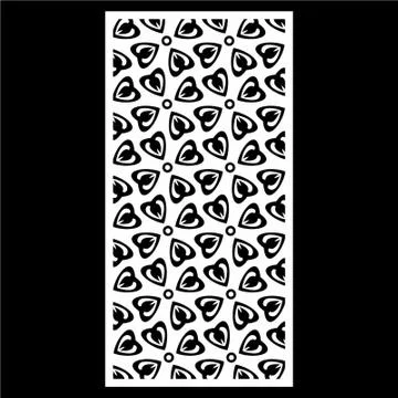 Laser cut cnc panel design for metal, wooden room divider. Stock Illustration