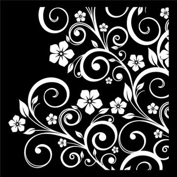 Laser cut cnc panel design for metal, wooden room divider. Stock Illustration