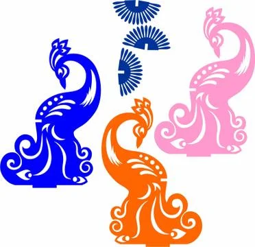 Laser cut cnc panel design for metal, wooden room divider. Stock Illustration