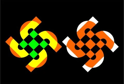 Laser cut cnc panel design for metal, wooden room divider. Stock Illustration