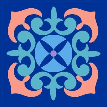 Laser cut cnc panel design for metal, wooden room divider. Stock Illustration