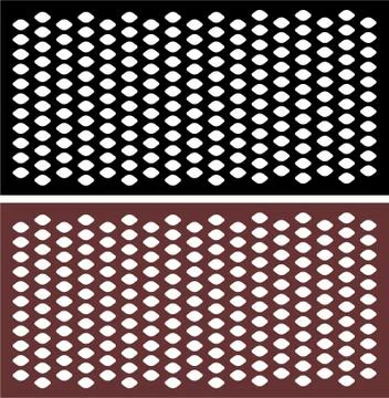 Laser cut cnc panel design for metal, wooden room divider. Stock Illustration