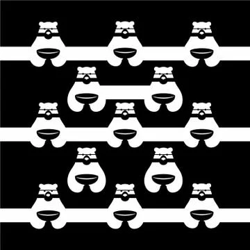 Laser cut cnc panel design for metal, wooden room divider. Stock Illustration