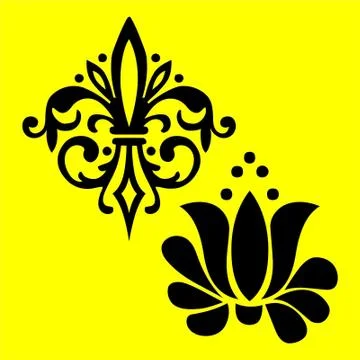 Laser cut cnc panel design for metal, wooden room divider. イラスト素材