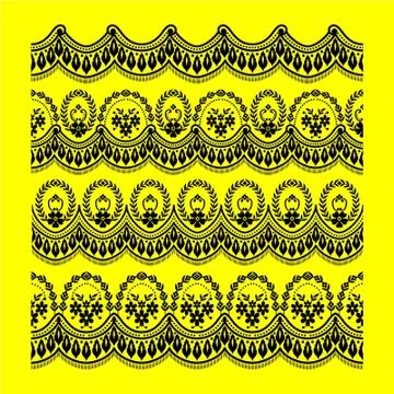 Laser cut cnc panel design for metal, wooden room divider. Stock Illustration