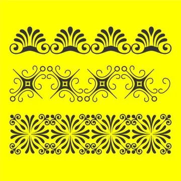 Laser cut cnc panel design for metal, wooden room divider. イラスト素材