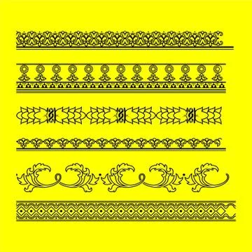 Laser cut cnc panel design for metal, wooden room divider. Stock Illustration