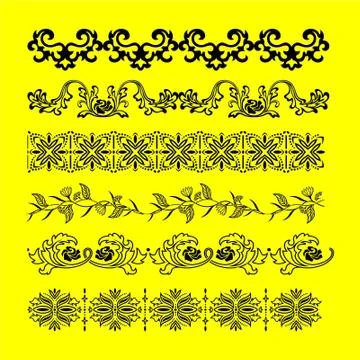 Laser cut cnc panel design for metal, wooden room divider. Stock Illustration