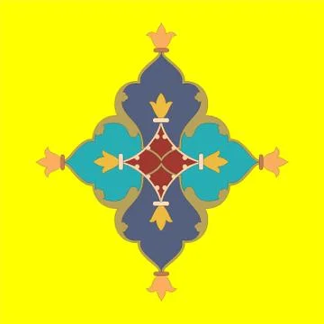 Laser cut cnc panel design for metal, wooden room divider. Stock Illustration