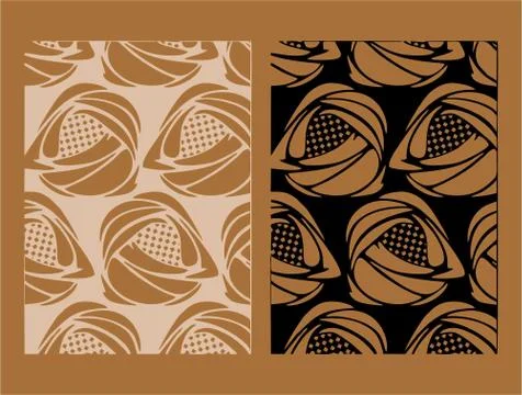 Laser cut cnc panel design for metal, wooden room divider. Stock Illustration