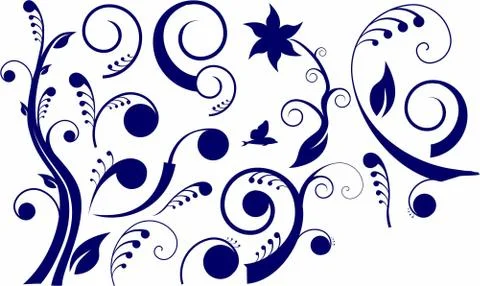 Laser cut cnc panel design for metal, wooden room divider. Stock Illustration