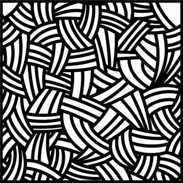 Laser cut cnc panel design for metal, wooden room divider. Stock Illustration