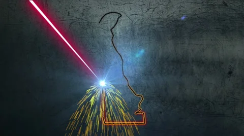 Laser Cut Delaware Stock Footage 37678335