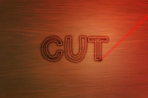 Laser Cut Stock Illustration