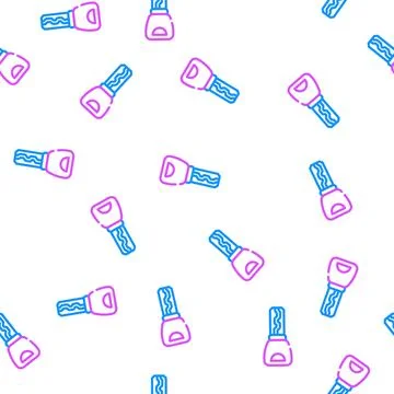 Laser cut key vector seamless pattern Stock Illustration