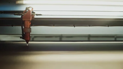 Laser cut leather Stock Footage 99815399