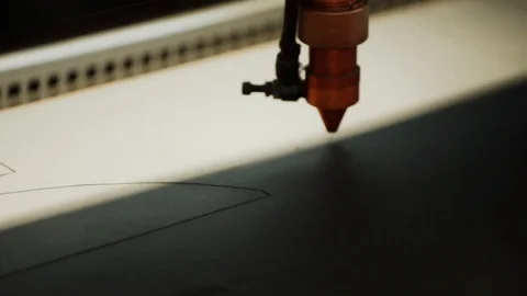 Laser cut leather Stock Footage 99815409