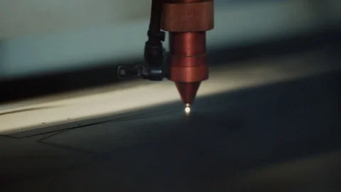 Laser cut leather 库存影片 99815411