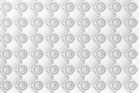 Laser cut panel. Abstract geometric pattern with white curve lines Stock Illustration