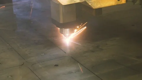 Laser Cutter Stock Footage 108396954