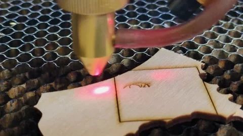 Laser Cutter Stock Footage 306529784
