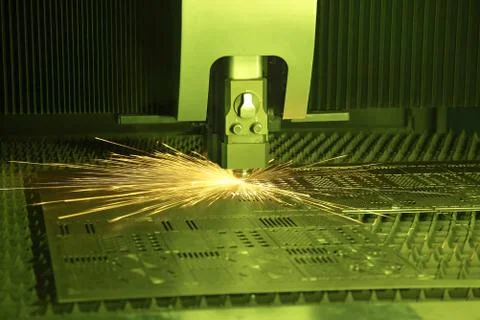 Laser cutter Stock Photos