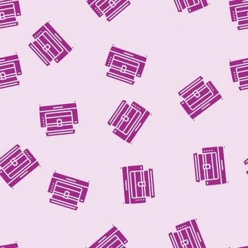 Laser cutter tool work glyph seamless pattern Stock Illustration