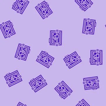 Laser cutter tool work glyph vector seamless pattern Stock Illustration