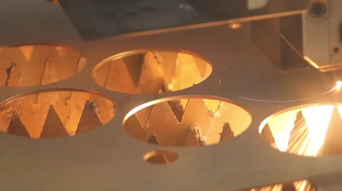Laser cutting Stock Footage 62811981