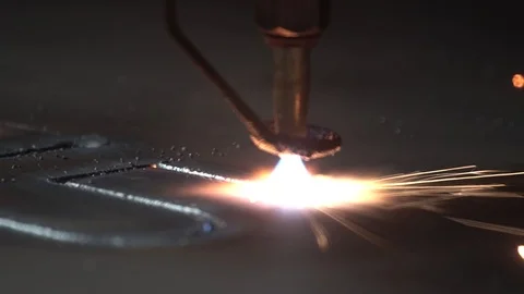 Laser cutting machine Stock Footage 101331414