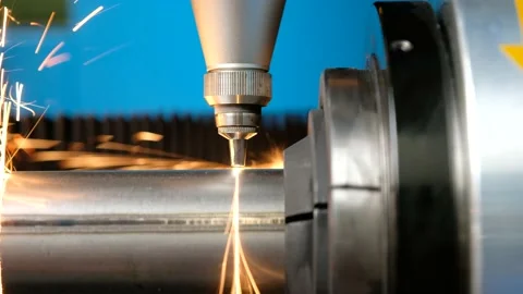 Laser Cutting Machine Stock Footage 193491919