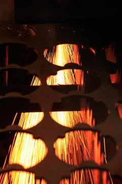 Laser cutting Stock Photos