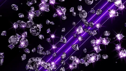 Laser Diamonds - Explosion Video stock 73932583