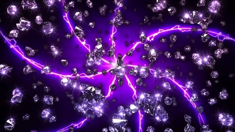 Laser Diamonds - Vortex Video stock 73925759