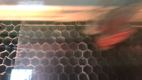 Laser engraving Video stock 101388369