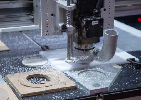 Laser engraving machine Stock Photos